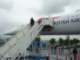 Debra, Flynn, and Guinness after touring the Concorde