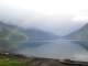 Our cabin on the shore of Lake Crescent was perfectly positioned for a morning rainbow