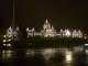 The Parliament Buildings, which were on the walk between our hotel and the restaurant, were all lit up