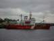 A Canada Coast Guard ship in port