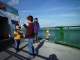 Actually, bubbles seem to be a bit of a tradition on the ferry. The often-windy conditions add to the fun.