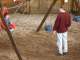 The big swing is made to accommodate handicapped children, but Innaias liked it too