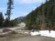 On the way to Leavenworth, we stopped at a snow-covered trailhead just off the highway