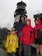 It started raining even harder by the time we got to the lighthouse itself