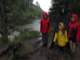 Debra and the boys above Dead Man’s Cove